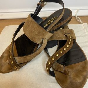 Saint Laurent Paris sandals